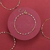 Handmade Glass Beads Anklets AJEW-SZ0001-81-7