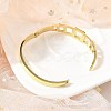 Ion Plating(IP) 304 Stainless Steel Hinged Bangles for Women BJEW-A011-17G-3
