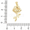 Valentine's Day Brass Micro Pave Clear Cubic Zirconia Pendants KK-D258-07G-08-3