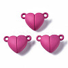 Spray Painted Alloy Magnetic Clasps X-PALLOY-T080-19A-NR-2