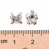 Tibetan Style Double Sided Flower Bead Caps PALLOY-O042-02-4