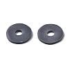 Flat Round Handmade Polymer Clay Beads CLAY-R067-12mm-41-6