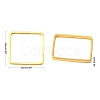 Square Brass Linking Rings EC03010mm-G-2