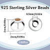 925 Sterling Silver Beads STER-SC0001-26A-2