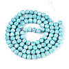 Baking Paint Glass Beads Strands LS-DGLA-N016-8mm-08-2