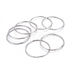 7Pcs 201 Stainless Steel Plain Bangle Sets Hand Polished for Women BJEW-L664-022A-P02-3
