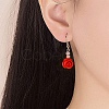 80Pcs 2 Style Cinnabar Beads CARL-SZ0001-01-6