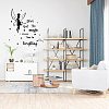 Rectangle with Word PVC Wall Stickers DIY-WH0228-189-4