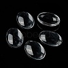 Transparent Glass Cabochons GGLA-R022-25x18-6