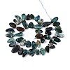 Natural Chrysocolla Beads Strands G-Z091-A46-2