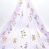 2 Yards Polyester Embroidery 3D Flower Mesh Fabrics DIY-WH0622-383D-5