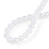 Electroplate Imitation Jade Glass Beads Strands GLAA-T032-J4mm-AB01-5