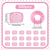 500Pcs Transparent Plastic Beads KY-SP0001-54D-2