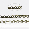 Soldered Brass Coated Iron Rolo Chains CH-S125-08A-AB-1