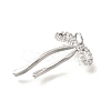 Brass Micro Pave Cubic Zirconia Pendants KK-V008-13P-01-2