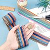 4 Yards 2 Styles Nylon Elastic Ribbon OCOR-CA0001-07-3
