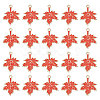 SUNNYCLUE 60Pcs Autumn Theme Rack Plating Alloy Enamel Pendants ENAM-SC0003-37-1