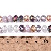 Electroplate Glass Beads Strands EGLA-N022-02A-A02-4