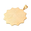 304 Stainless Steel Big Pendants STAS-U043-07A-G-2