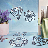 16Pcs Colorful Suncatcher Rainbow Prism Electrostatic Glass Stickers DIY-WH0409-69A-4