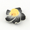 Handmade Polymer Clay 3D Flower Plumeria Beads CLAY-Q192-15mm-01-2