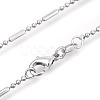 Tarnish Resistant Stainless Steel Chain Necklaces NJEW-M146-04-1