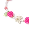 Glass Seed Bead and Resin Braided Bead Bracelets for Women BJEW-MZ00237-02-3
