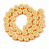 Handmade Polymer Clay Bead Strands CLAY-N006-73G-3