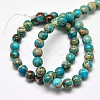 Natural Imperial Jasper Round Bead Strands X-G-I103-6mm-03-2