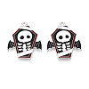 Halloween Theme Alloy and Enamel Pendants ENAM-T021-31D-01P-1