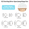 925 Sterling Silver Open Jump Rings FIND-CN0001-75B-2