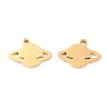 304 Stainless Steel Charms STAS-O142-33G-2