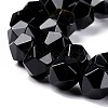Natural Golden Sheen Obsidian Beads Strands G-C229-01C-4