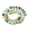 Natural Flower Amazonite Beads Strands Z26N5017-4