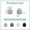 40Pcs 4 Colors Plastic Cord Locks FIND-PH0027-35-4