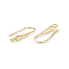 Brass Earring Hooks Findings X-KK-M157-03G-NR-3