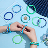 12Pcs 12 Color Polymer Clay Heishi Bead Stretch Bracelets Set with Plastic Beaded BJEW-PH01903-3
