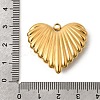 304 Stainless Steel Pendants STAS-B128-11D-G-3