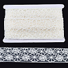 10Yards Polyester Embroidery Mesh Flower Lace Ribbon OCOR-GF0005-41C-7