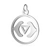 Tarnish Resistant 304 Stainless Steel Pendants STAS-S105-T526S-1