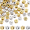 60Pcs Tibetan Style Alloy Beads TIBEB-SC0001-62B-1