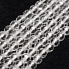 Natural Quartz Crystal Beads Strands X-G-D840-11-4mm-1