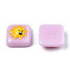 Opaque Resin Enamel Cabochons CRES-N031-029-3
