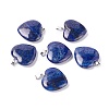 Natural Dyed Lapis Lazuli Pendants G-G956-B31-FF-1