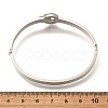 304 Stainless Steel Hinged Bangles for Women BJEW-F474-46P-5