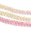 Transparent Painted Glass Beads Strands X1-DGLA-A034-T2mm-A09-4