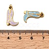 304 Stainless Steel Enamel Pendants STAS-B097-26G-07-3