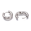 Tarnish Resistant 201 Stainless Steel Huggie Hoop Earrings EJEW-O095-05-25-3