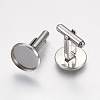 Tarnish Resistant 304 Stainless Steel Cuffinks STAS-G187-23P-14mm-2