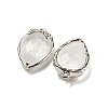 Natural Quartz Crystal Faceted Pendants G-M431-06P-09-2